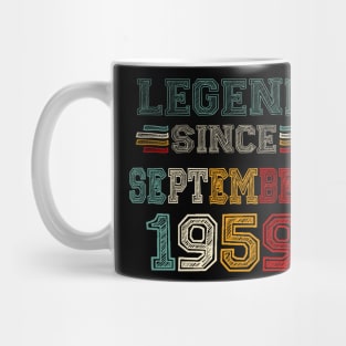 64 Years Old Legend Since September 1959 64th Birthday Mug